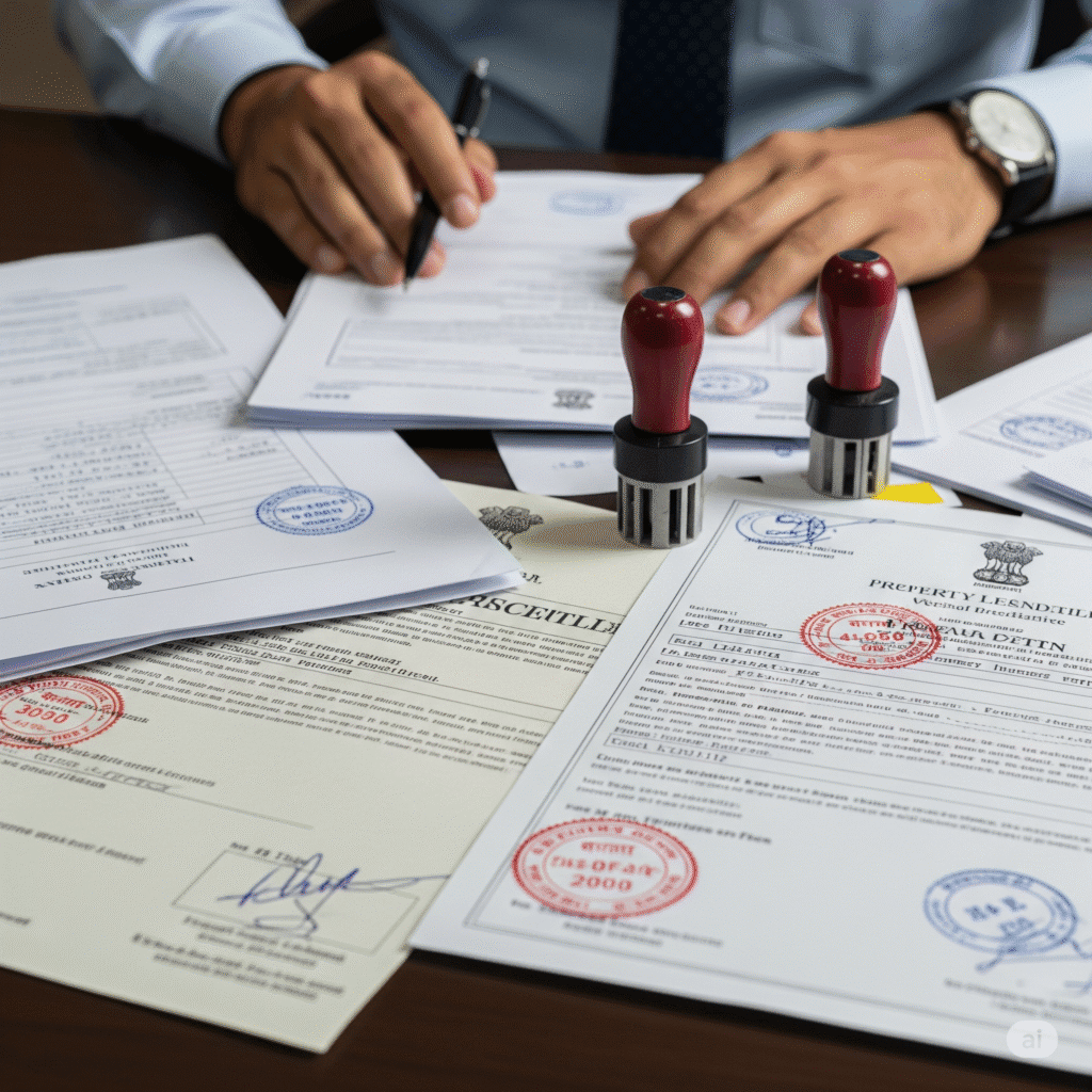 Essential legal documents required for plot purchase verification in India