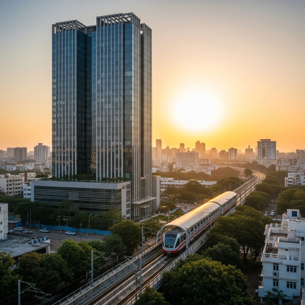 Bangalore metro corridor development case study building